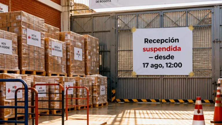 Bogotá suspende temporalmente recepción de donaciones para atender readecuación de ayuda