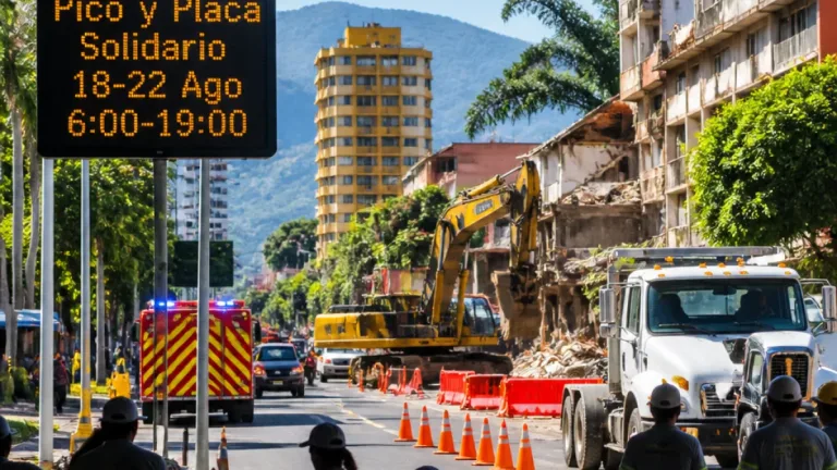Cali activa Pico y Placa Solidario entre el 18 y 22 de agosto tras el sismo