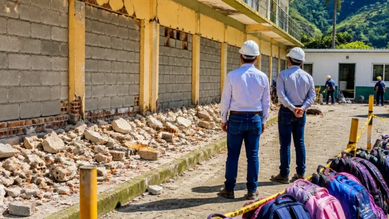 Chinchiná: 1.415 alumnos de la Santa Teresita en incertidumbre tras daño estructural por sismo