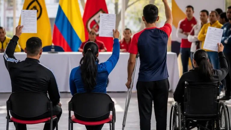 Comisión de Atletas de Bogotá asumió ante el IDRD para el periodo 2026-2028
