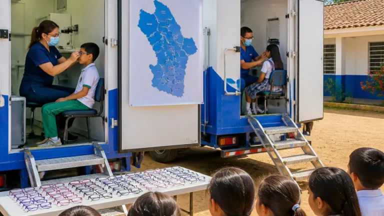 Córdoba pondrá dos unidades móviles para atender la salud visual de niños y adolescentes en 27 municipios