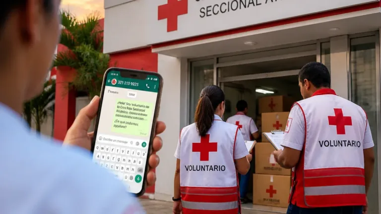 Cruz Roja Atlántico habilita WhatsApp para reportar desaparecidos tras el terremoto