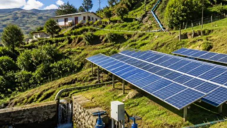 Cundinamarca instala paneles solares para bombear agua en acueductos rurales