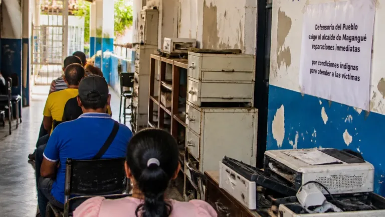 Defensoría exige soluciones urgentes para el PAV de Magangué ante precariedad del servicio