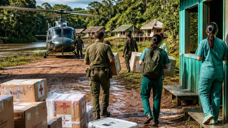 Despliegue cívico-militar lleva atención integral de salud a comunidades indígenas del Alto Orinoco
