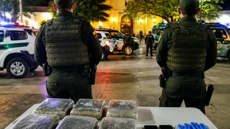 Dos capturados en El Carmen de Bolívar con seis kilos de clorhidrato de cocaína