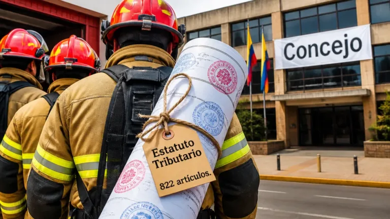 Duitama: radican estatuto tributario de 822 artículos que desata choque entre Concejo y Bomberos
