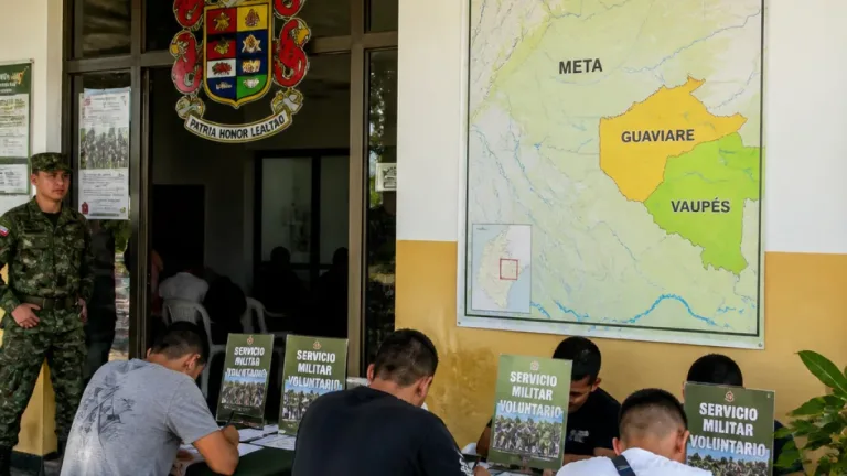 Ejército abre convocatoria para jóvenes de Meta, Guaviare y Vaupés a prestar servicio militar voluntario