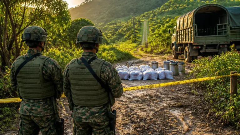 Ejército incauta más de 100 kg de explosivos en zona rural de Charta, Santander