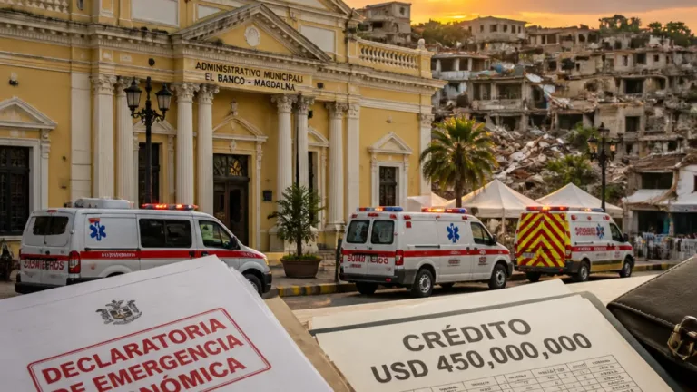El Banco: Gobierno declarará emergencia económica y activará crédito de hasta USD 450 millones
