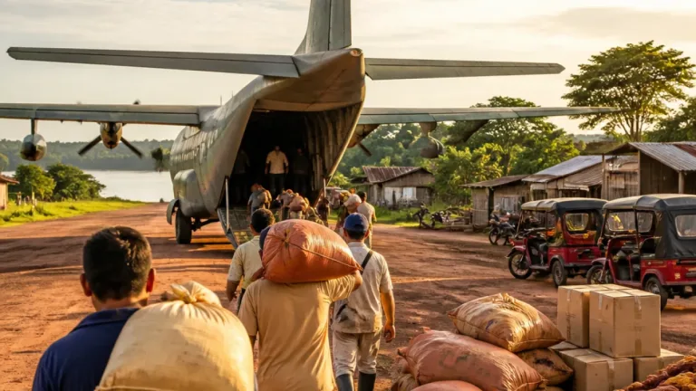 El cacao le cambia el rostro a comunidades de Cumaribo: transporte aéreo, mercados y legalidad