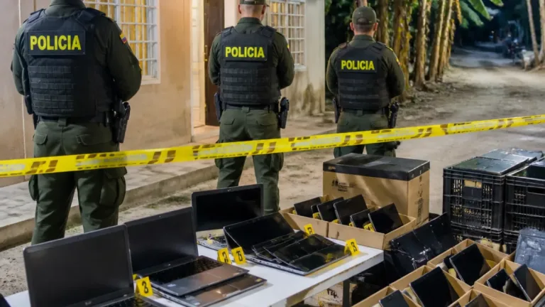 En menos de 24 horas recuperan 21 computadores y 3 tabletas robadas a colegio en Zona Bananera