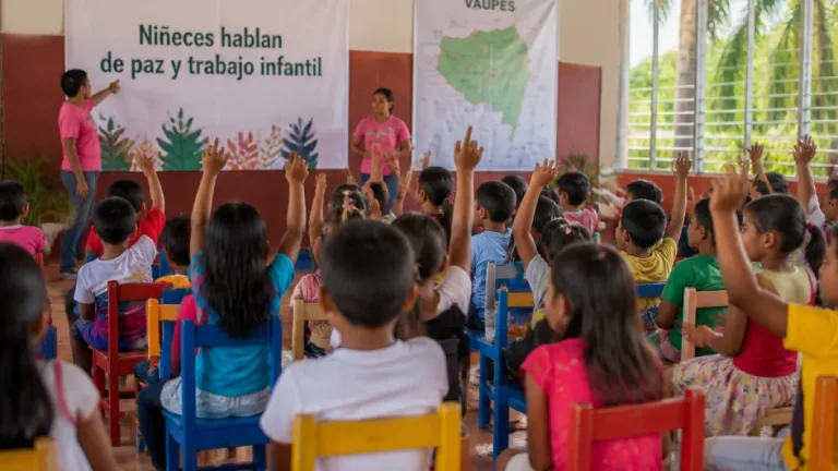 En Mitú cierran estrategia nacional que escucha a niñas, niños y adolescentes sobre paz y trabajo infantil