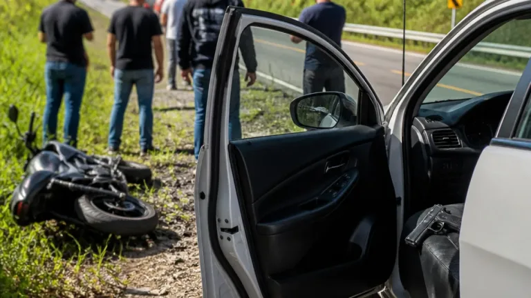 En Piedecuesta investigan a conductor que habría mostrado pistola tras choque en El Molino