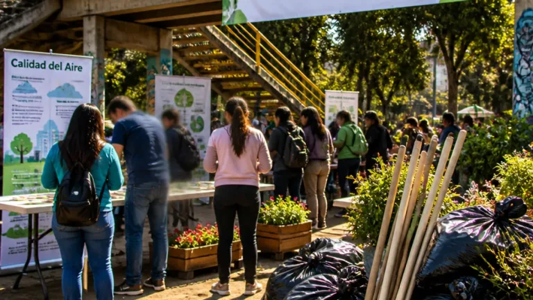 En Tunjuelito, feria ambiental impulsa cuidado del aire y recuperación del espacio público