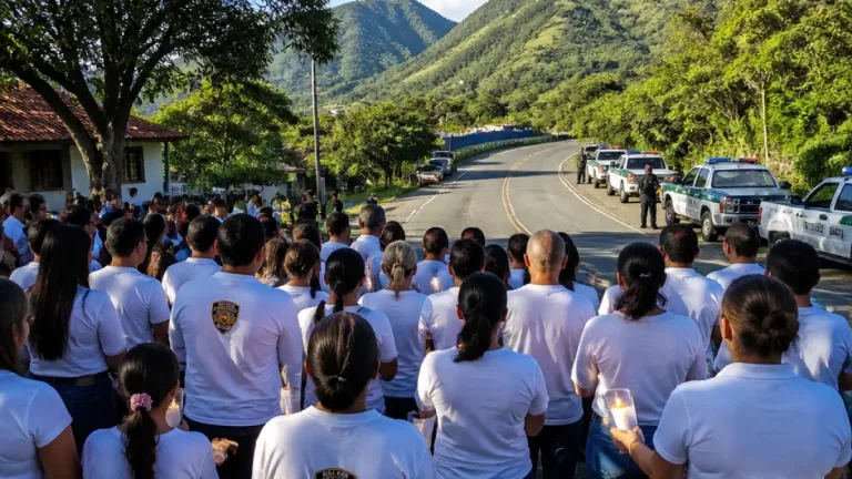 Familiares piden la pronta liberación de tres policías secuestrados en Bucarasica
