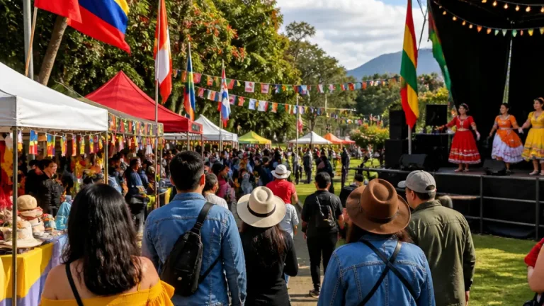Festival cultural y gastronómico reúne a delegaciones de 13 países en Parque El Country