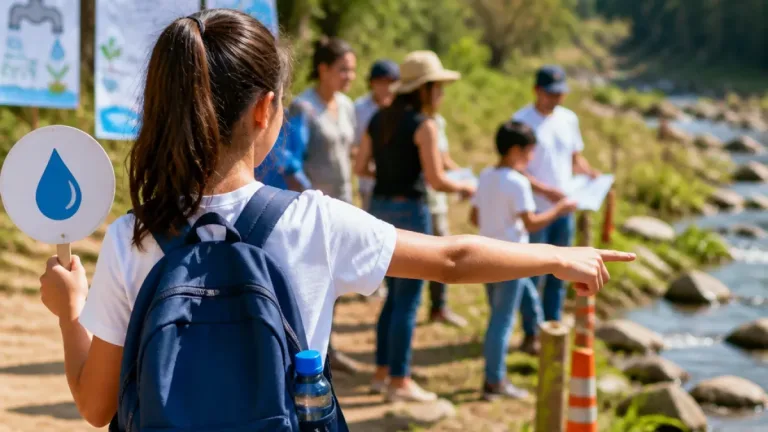 Floridablanca: niña de 11 años lidera 'Misión Agua' para cuidar el río Frío