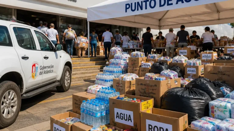 Gobernación del Atlántico instala centro de acopio en Barranquilla para ayudas tras el sismo