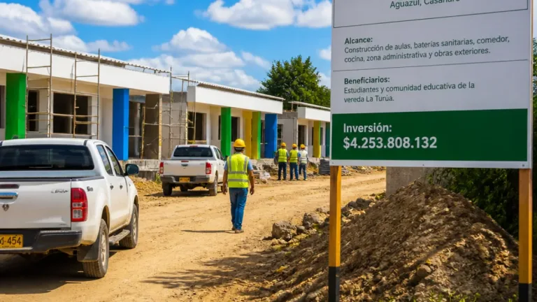 Gobernación inspecciona obras en Aguazul, Monterrey y Sabanalarga: inversiones y plazos confirmados