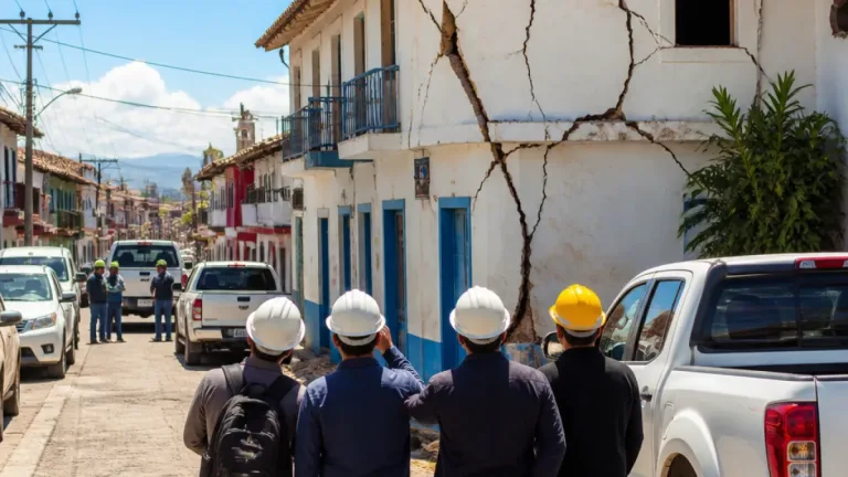 Gobernación y congresistas recorren municipios del norte de Caldas para evaluar daños del sismo de 7,4