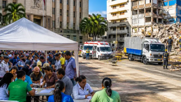 Gobierno anuncia alivio de tres meses en servicios públicos para los damnificados de Risaralda