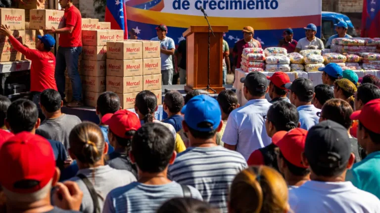 Gobierno venezolano anuncia 21 trimestres de crecimiento y pide unidad para mejorar salarios