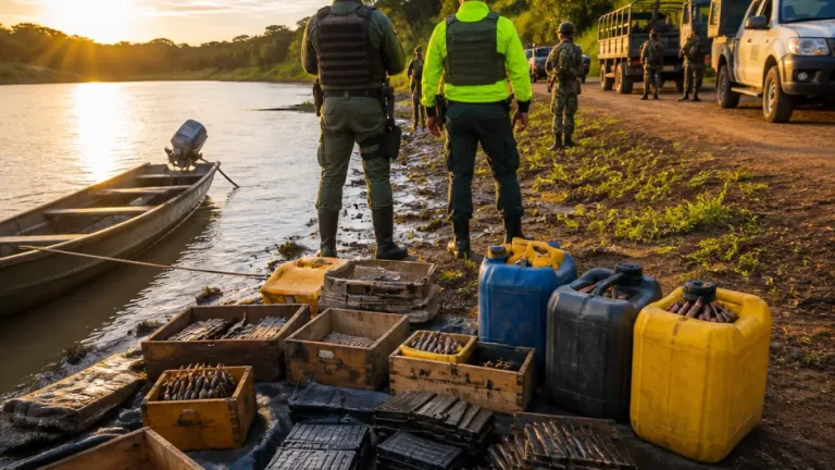 Golpe a las Autodefensas Conquistadoras: capturan a dos hermanos y hallan caleta con más de 1.000 cartuchos en Rionegro