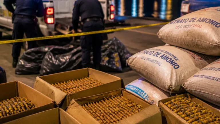 Incautan 17.000 detonadores y capturan a seis presuntos integrantes de 'Los Orión' en operativo nacional