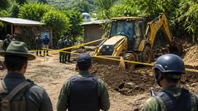 Incautan retroexcavadora en zona rural de Pitalito por presunta minería ilegal