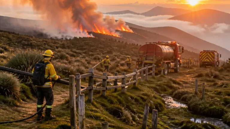 Incendios en Buga ponen en alerta los páramos y la captación de agua en el Valle del Cauca