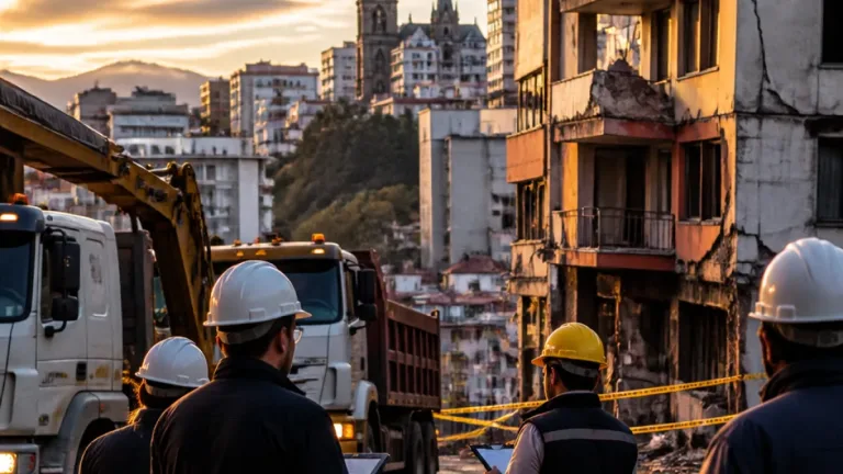 Ingenieros voluntarios y empresas privadas refuerzan evaluaciones estructurales tras sismo de 7,4