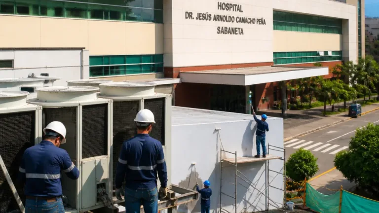 Inspeccionan el Hospital de Sabaneta y acuerdan obras para mejorar la operación