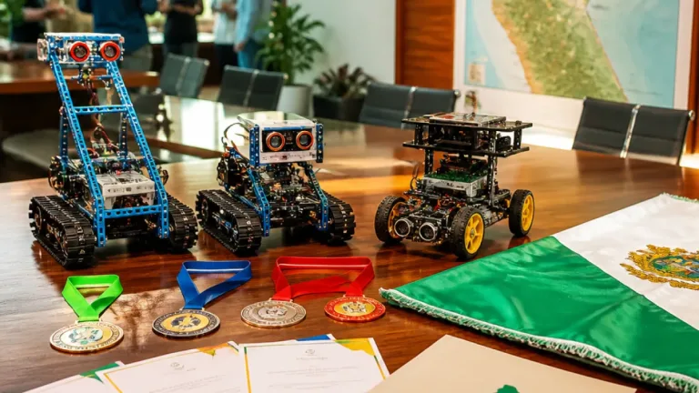 Jóvenes del Cesar obtienen reconocimientos en concurso mundial de robótica en China