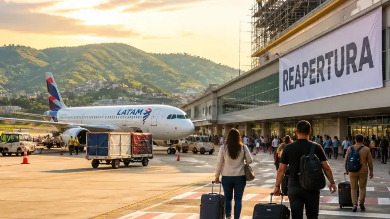 LATAM reanuda vuelos a Pereira tras reapertura del aeropuerto Matecaña