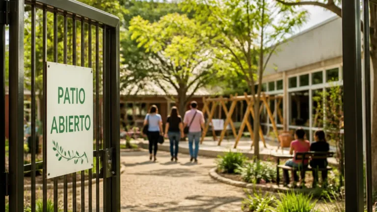 Los Patios: colegios en España abren sus patios y los preparan para convertirse en parques verdes