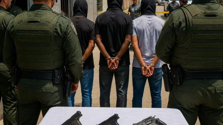 Malambo: captura de tres presuntos ‘Costeños’ deja tres armas incautadas en Mesolandia