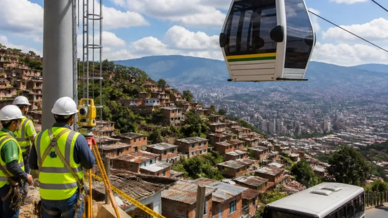 Medellín: Metrocable Línea H suspendida temporalmente tras el sismo, avanzan inspecciones