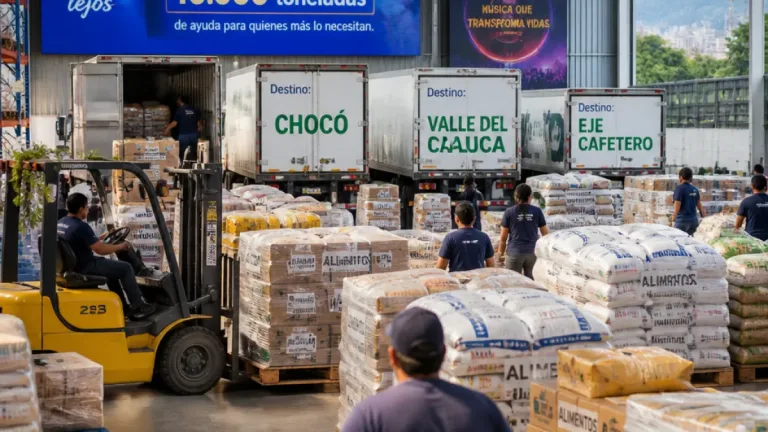 Medellín reúne $1.540 millones y 10.000 toneladas de alimentos para víctimas del terremoto