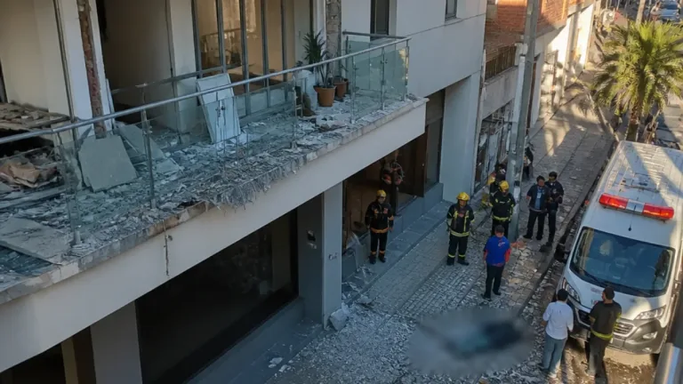 Murió en Armenia la mujer que cayó desde un balcón durante el fuerte sismo