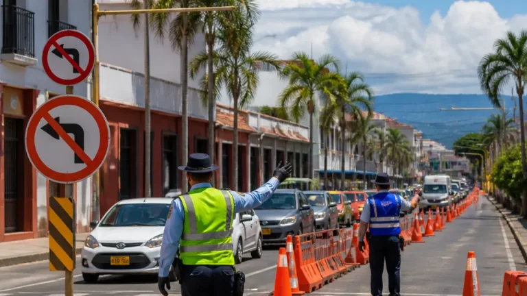 Neiva prohíbe el giro a la izquierda en calle Octava con carrera 34 para mejorar flujo vial
