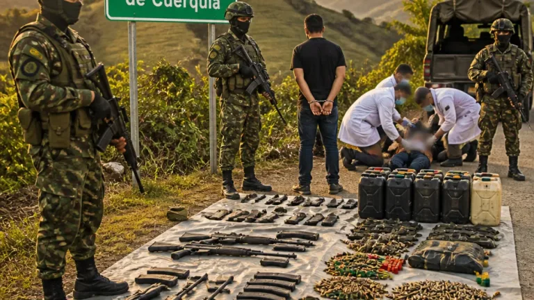 Operativo en San Andrés de Cuerquia dejó un integrante del Frente 36 muerto y otro capturado
