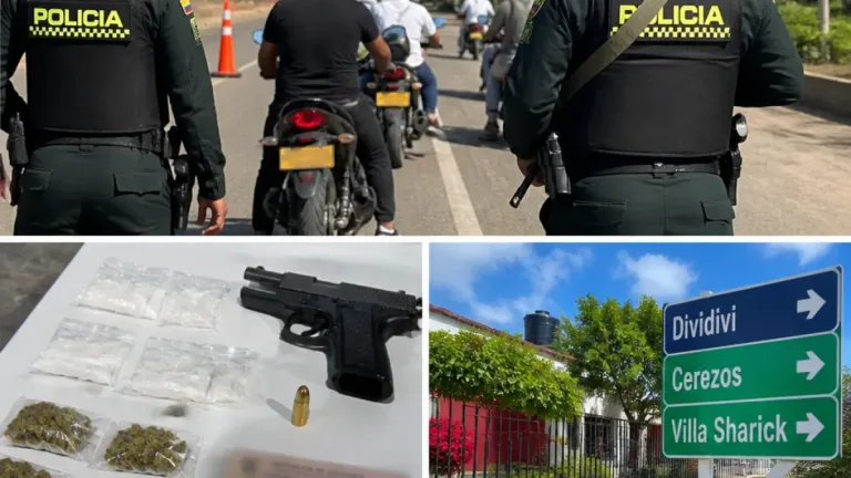Operativos en Riohacha dejan tres capturados por falsedad, drogas y porte de arma