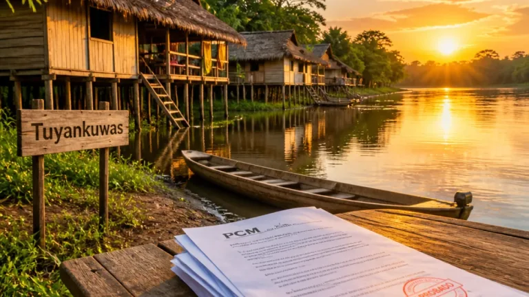 PCM remite al Congreso la creación del distrito fronterizo de Tuyankuwas en Amazonas