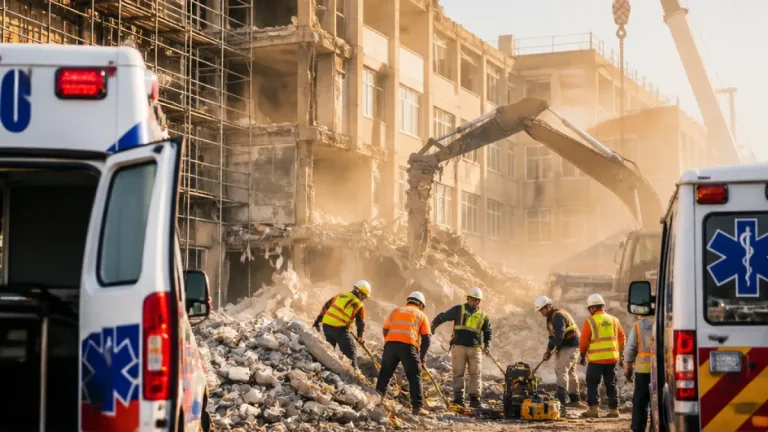 Persisten labores de rescate en el HUV: cinco personas siguen desaparecidas tras el sismo