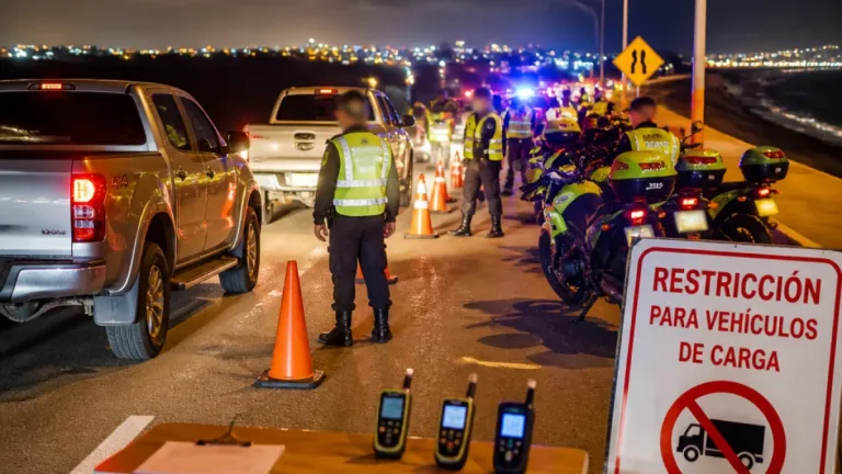 Policía activa operativo con más de 60 agentes y controles para 100.000 vehículos en el Atlántico