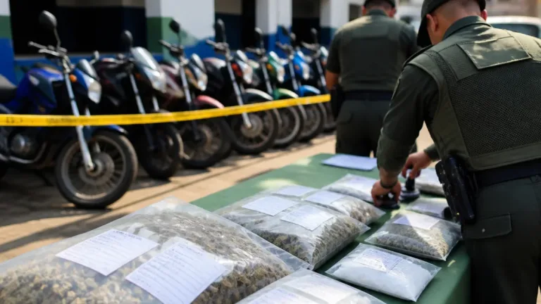 Policía en Guaviare reporta 14 capturas, incautaciones y 129 comparendos en semana operativa