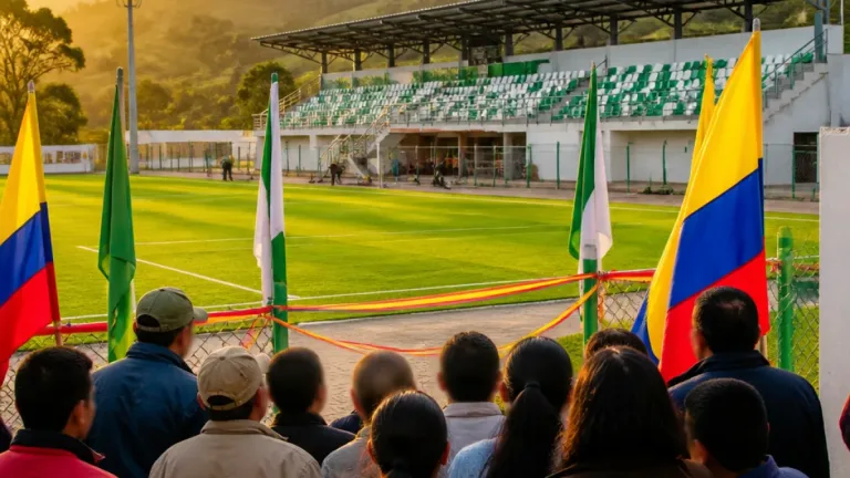 Puerres inaugura estadio en la vereda El Llano con inversión de $5.958 millones