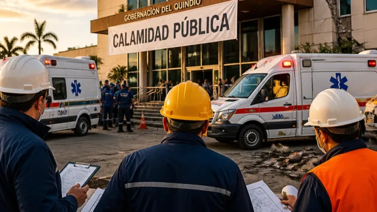 Quindío declara calamidad pública tras el terremoto del 10 de agosto para agilizar la respuesta