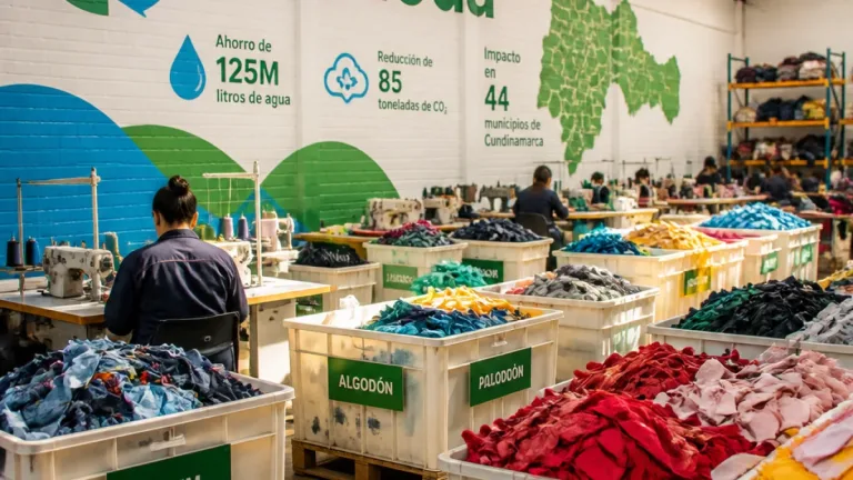 ReModa evita que más de 38 toneladas de textiles terminen en rellenos en Cundinamarca
